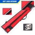 thumbnail image 4 of GSE Games & Sports Expert 32" Red Billiard Pool Cue Hard Box. Hard Leatherette Billiard Pool Cue Case for 2-Piece Pool Cue Stick, 4 of 8