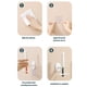 thumbnail image 4 of Kearding Gancho de cocina girado 6 ganchos de garra soporte de papel montado en la pared estantes multifuncionales sin perforaciones Almacenamiento y organización del hogar Naranja, 4 of 6