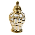 thumbnail image 2 of veasfak Ceramic Ginger Jar Vase with Lid Storage Box S S, 2 of 9