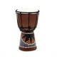 thumbnail image 4 of 4 Inch Compact Size Wooden African Drum Djembe Bongo Hand Drum Percussion Musical Instrument with Colorful Pattern (Patterns Random Delivery), 4 of 4