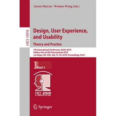 Design, User Experience, and Usability: Theory and Practice -