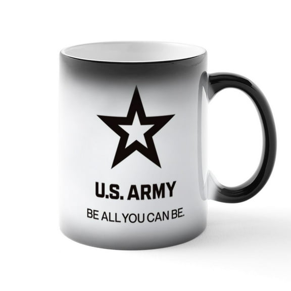 CafePress - U.S. Army® Black Logo Tagline - 11 oz Color Changing Magic Mug