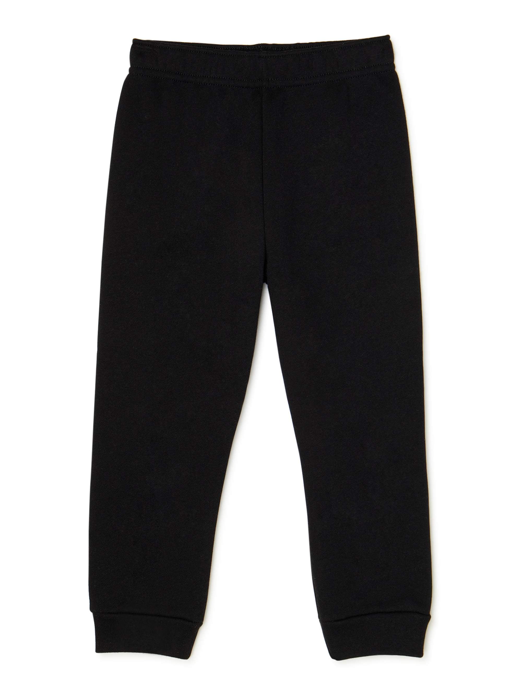 2 Pair Solid Black Garanimals Fleece Pants Size 3T 