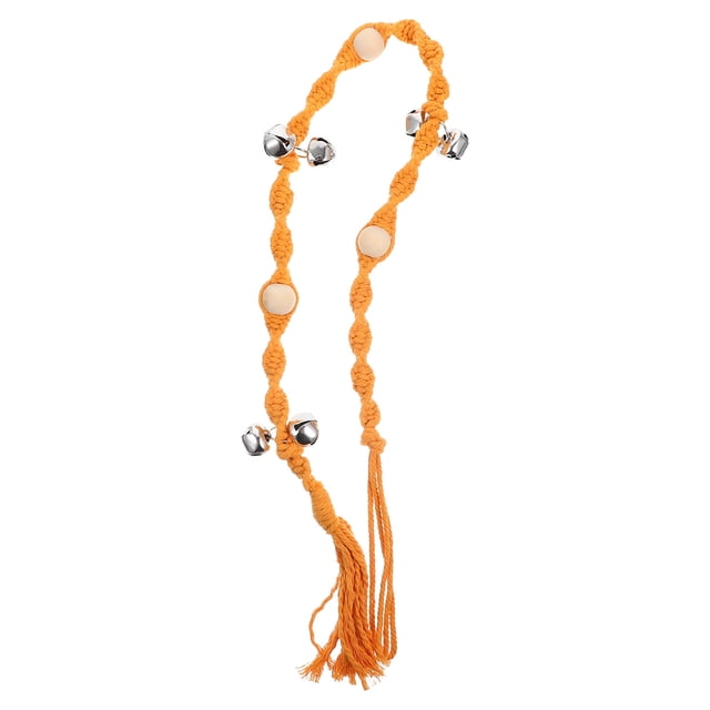 CTIRCHIU Training Dog Bell Hanging Dog Bell Cotton Rope Door Alert 1Set