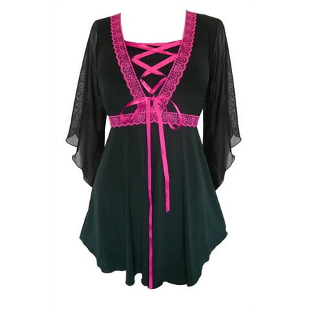 Dare To Wear Victorian Gothic Boho Women s Plus Size Bewitched Corset Top 1x - 5x