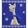 thumbnail image 4 of Old Glory Toddler Big Alpaca Scarf Ugly Christmas Sweater Long Sleeve T Shirt, 4 of 6