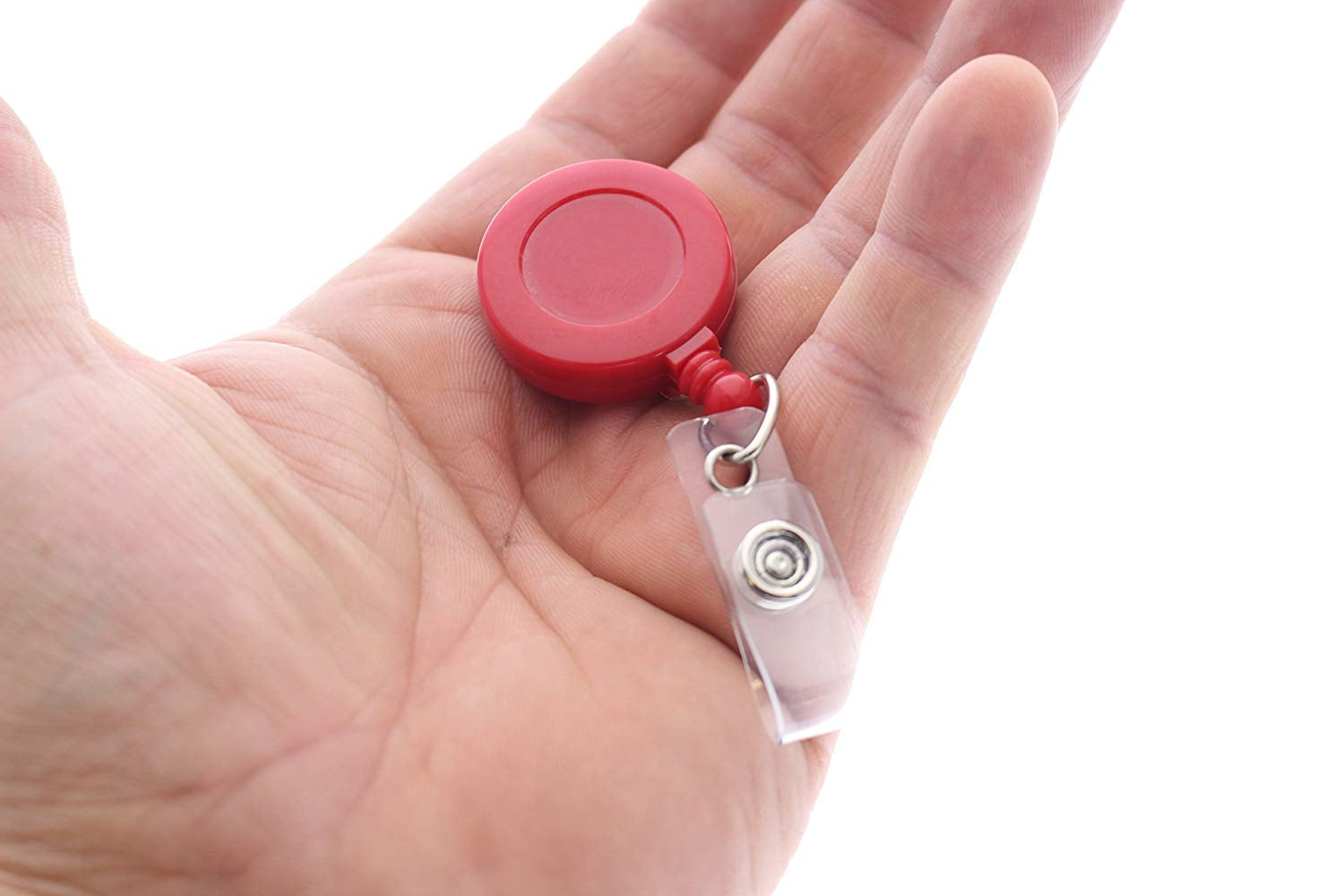 Bulk 100 Pack - Premium Retractable ID & Key-Card Badge Reels with Secure Metal Belt Clip and 34” Pull by Specialist ID (Assorted Colors)