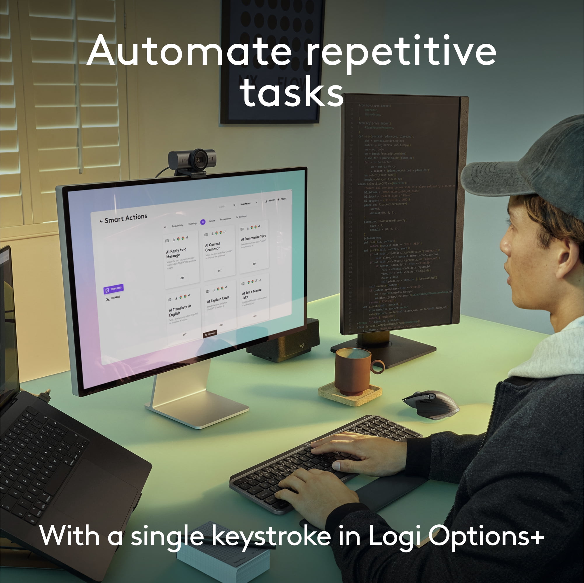 Logitech MX Keys S for Mac, Wireless Keyboard, Fluid, Precise Laptop-Like Typing, Programmable Keys, Backlit, Bluetooth