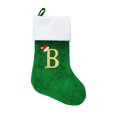 thumbnail image 1 of JUNWELL Personalized Christmas Stockings (19 inch) Custom Embroidered Name Linen Burlap Red Tree Snowflake Rustic Farmhouse Fireplace Hanging Ornament for Family Decorations Holiday  Xmas, 1 of 3