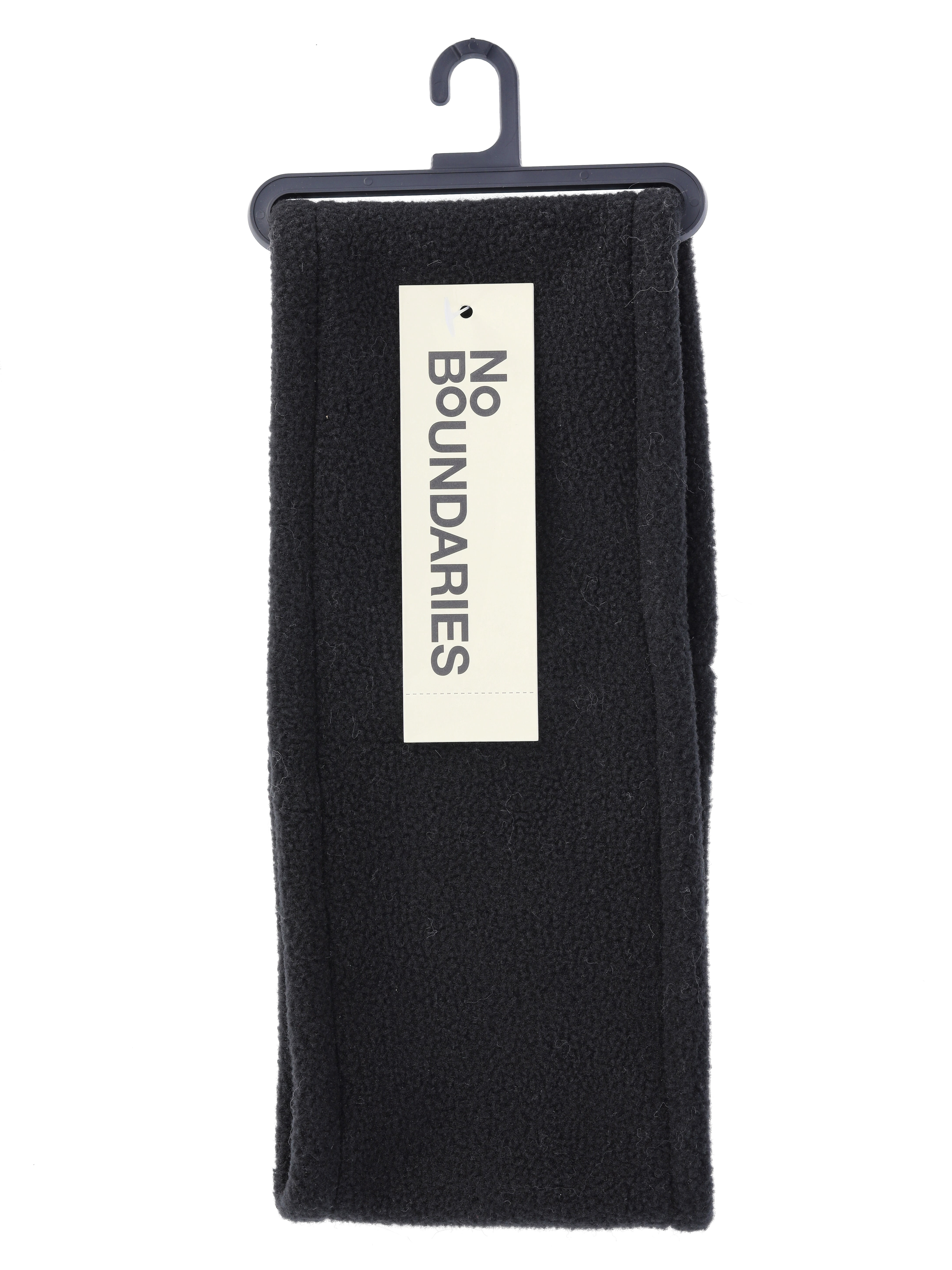 No Boundaries Fleece Headband, Women's, Balck Soot