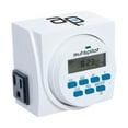 thumbnail image 2 of Autopilot 7 Day Dual Outlet Digital Programmable Light Timer Controller, 2 Pack, 2 of 5
