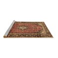 thumbnail image 2 of Ahgly Company Machine Washable Indoor Rectangle Medallion Brown Traditional Area Rugs, 7' x 10', 2 of 4