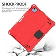 thumbnail image 4 of Allytechgroup Shockproof Case for Apple iPad A16 11th Gen 11" 2025/ iPad 10th Gen 10.9" 2022, Heavy Duty Protection Stand Hand Strap Shoulder Strap Bumper Rugged Kids Friendly Case Cover,Red, 4 of 5