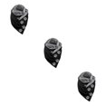 thumbnail image 1 of Guardoinrt Écharpes Écharpe Style Rétro Décontracté Enveloppe de Tête Chaude Coton Foulard Patte de Chat 175CM 3Set, 1 of 6