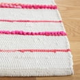 thumbnail image 3 of SAFAVIEH Montauk Rowena Striped Area Rug, Red/Ivory, 6' x 9', 3 of 11
