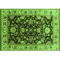 thumbnail image 1 of Ahgly Company Indoor Rectangle Oriental Green Industrial Area Rugs, 5' x 8', 1 of 4