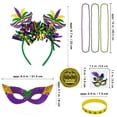 thumbnail image 3 of Set de accesorios para Mardi Gras Winlyn, 128 unidades, recuerdos de fiesta, 3 of 9
