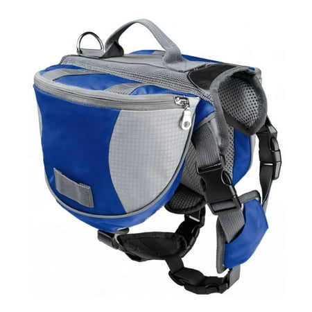 Dog Pack Backpack with Handle Large Self-Carrier Adjustable BackPack Saddle Bag