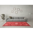 thumbnail image 3 of Ahgly Company Indoor Square Persian Red Traditional Area Rugs, 5' Square, 3 of 4