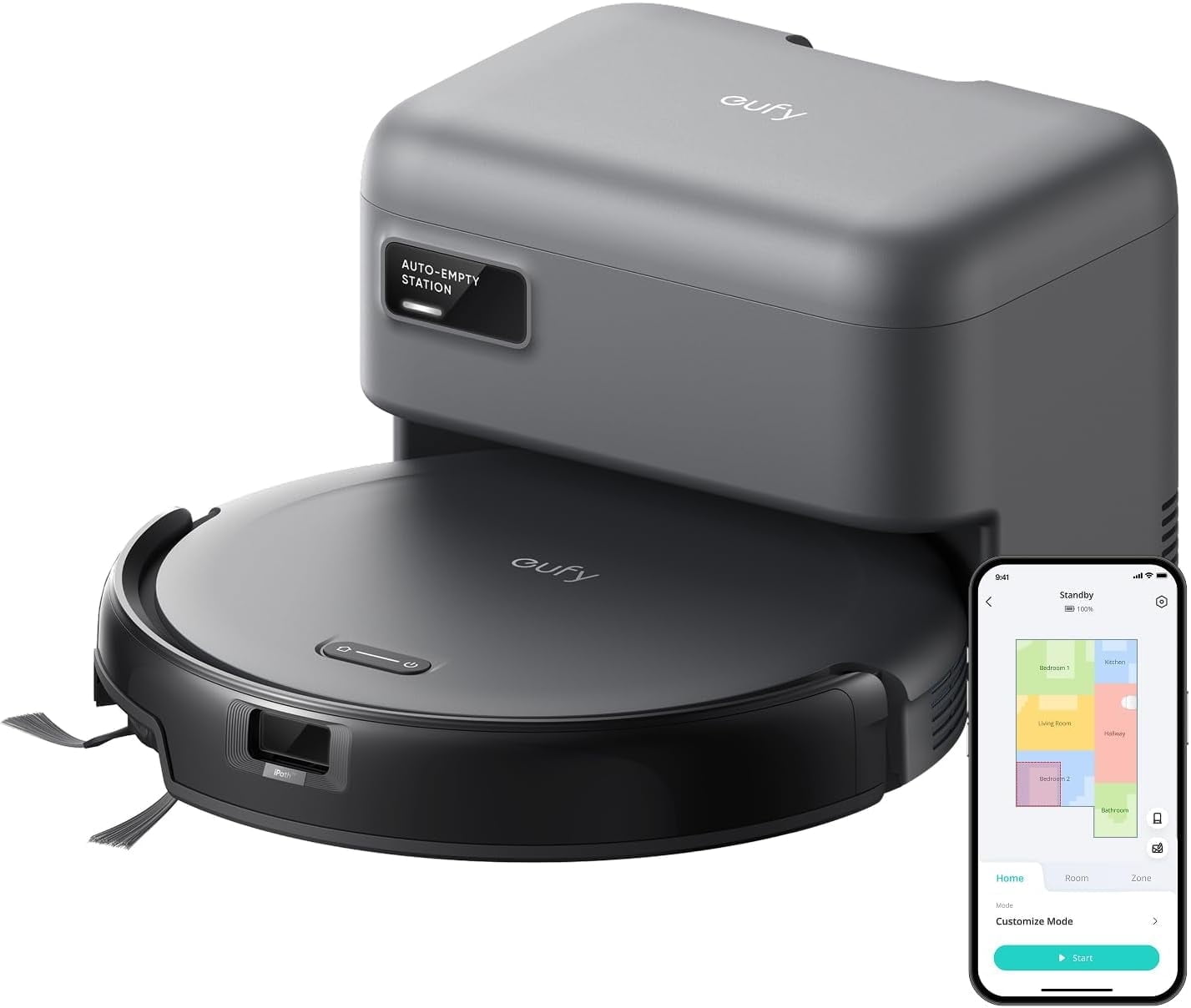 新品未使用 Anker Eufy RoboVac G10 Hybrid eufy RoboVac G10 Hybrid Robot Vacuum Cleaner with Voice