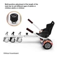 thumbnail image 3 of Hover Hoverboard Seat Attachment for All 6-10in Hover Board Adjustable Attachment Go Kart Balancing Scooters Accessories with Hand Operated Rear Wheel Control, 3 of 7