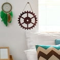 thumbnail image 4 of STRANDCHIC 4 Pcs Accessoires Western Roue de Chariot en Bois Rouge Foncé pour Déco Rustique Usage Intérieur et Extérieur, 4 of 6