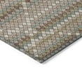 thumbnail image 4 of Addison Rugs Machine Washable Indoor/ Outdoor Mosaic Trellis Chantille Rug 3' x 5' - Taupe, 4 of 5