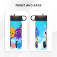 thumbnail image 4 of Bolofofos Kids Insulated Water Bottle With Straw - 18 Oz Stainless Steel Double Wall Vacuum Cup, Leakproof, Bpa Free, Suitable For Boys And Girls, 4 of 5