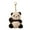A, variant on Stylish Panda Plush Keychain Lovely Panda Plush Keychain Toy Small Stuffed Pendant For Backpack Decoration