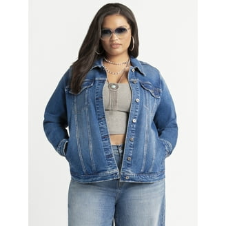 Jessica Simpson Women's and Women's Plus Uptown Jean Cropped Denim