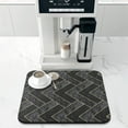 thumbnail image 2 of Coffee Bar Mat Rubber Dish Drying Mat For Kitchen Counter Coffee Mat for Home Bar Gift Kitchen Mat Coffee Bar Accessories Decorative Coffee Shop Chocolate Dish Drying Pad 16"X 18", 2 of 6