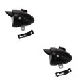 thumbnail image 3 of pitrice Vintage LED Bicycle light Road Waterproof Cycling Front Light Battery Operated Lamp Riders Gift Equipment Biking 200LM Black with Visor 2Set, 3 of 6