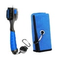 thumbnail image 2 of Toalla de Golf Shamjiam Kit de limpieza de palos de Golf limpiador de ranuras Azul, 2 of 8