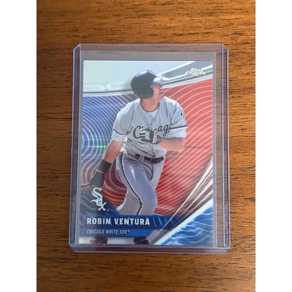 Collectible 2026 Topps Chrome Chrome Rivals Insert Robin Ventura #RVA-11 Chicago White Sox Chicago White Sox MLB Baseball Trading Card