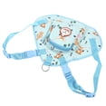 thumbnail image 3 of Mochila de dibujos animados para mascotas, bolsa de arnés ajustable para perros con correa para perros pequeños y grandes, viajes al aire libre, azul S, 3 of 5