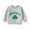 Grey, variant on WOYY Boys Casual Sweatshirt Letter Embroidery Crewneck Pullover Top, Sizes 6-12M