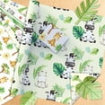 thumbnail image 6 of Jungle Animal Themed Wrapping Paper Set - Cute Wildlife & Watercolor Design for Party Decor & Gift Packaging, 6 of 7