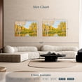 thumbnail image 4 of Elephant Stock Lake Landscape Wall Art - Horizontal Canvas Wall Art - Living Room Wall Decor - Nature Canvas - Orange And Green Decor - 48" x 32", 4 of 8