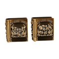 thumbnail image 1 of Bunblic 2 Pieces Baby Tooth Box Keepsake Teeth Organizer Box Gift Kids Lost Teeth Storage Newborn Tooth Saver Box Deciduous Teeth Box gold, 1 of 8