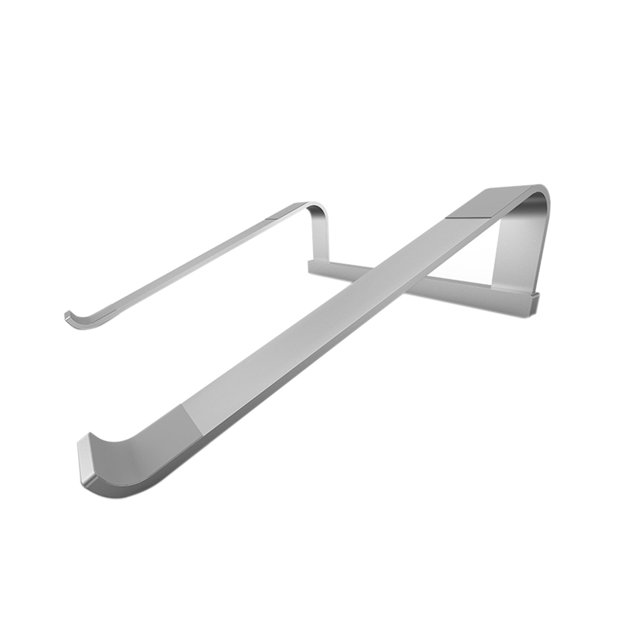 Moyic 1 Uds. Soporte plegable para portátil de aleación de aluminio de 11-17 pulgadas soporte ajustable para portátil para soporte de Juegos de teclado y mouse para computadora plata