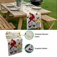 thumbnail image 5 of Gnomes Table Runner - 48 Inch Long, Kitchen Dining Table Runner Dresser Scarves, White Yellow Daisy Floral Country Garden Floral Farmhouse Decor for Coffee Tables Wedding Party Banquet, 5 of 8