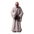 thumbnail image 3 of Ceramic Clay Buddhist Monk Figurine Art Sculpture Collection Realistic and Vivid D, 3 of 9