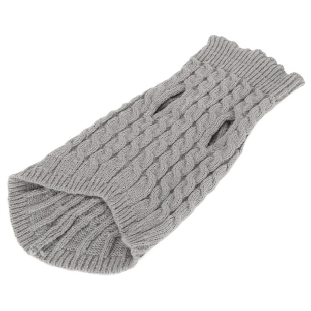 Prendas De Punto Para Perros, Suéter Para Perros, Suéter De Dos Patas Con Cuello Alto, Tejido Por Cable, Cálido, Fácil De Usar, Cómodo Para Perros