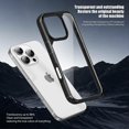 thumbnail image 3 of Defense Armor Series for iPhone 16 Pro Max Case Anti-scratch TPU+PC Clear Back Shell - Grey, 3 of 5