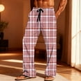 thumbnail image 2 of talentlend Mens Pajama Pants Sleepwear Drawstring Soft Pjs Bottoms Sleep Lounge Long Pant with Pockets S-3XL, 2 of 7