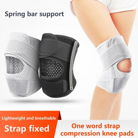 

Star Home 1Pc Knee Pad Fixed Meniscus Relief Joint Pain Breathable Knee Brace with Side Stabilizers for Cycling