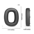 thumbnail image 2 of EarPads Replacement for Bowers & Wilkins PX8/PX7 S2/PX7 S2e Over-Ear Headphone Earmuff cushion ear pad Soft Protein Leather (Do Not Fit PX7), 2 of 5