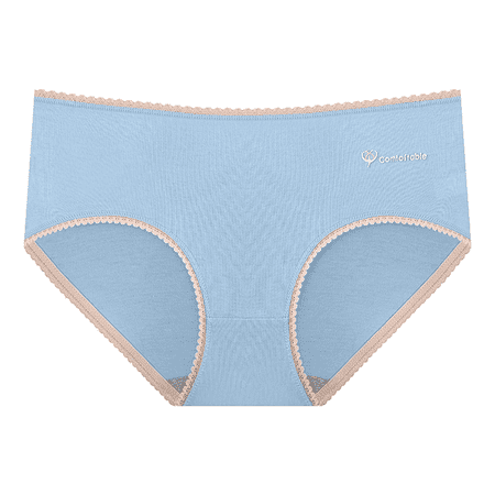 Fulorrnie Underwear for Women Seamless Comfort Thong Waistband Panty Stretchable Panties  Blue  XL