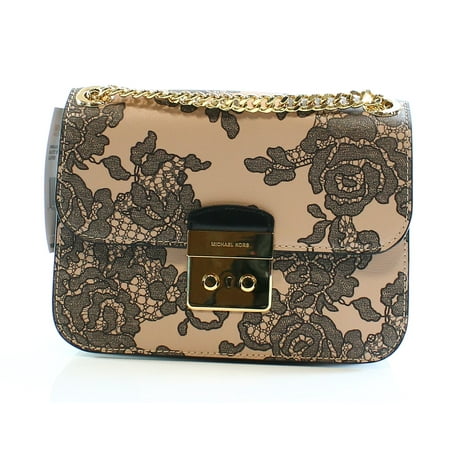 Michael Kors NEW Beige Leather Medium Lace Sloan Shoulder Bag Purse
