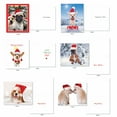 thumbnail image 3 of The Best Card Company 36 Assorted Christmas Note Cards Boxed Set 4 x 5.12 Inch with Envelopes (18 Designs, 2 Each) Holiday Dogs AM7847XSG-B2x18, 3 of 6